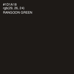 #1D1A18 - Rangoon Green Color Image